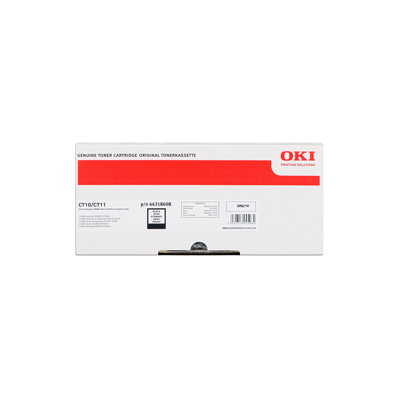 oki-cartridge C710/711 Black-ORIGINALE